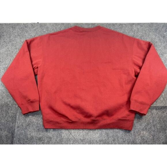 Nike Set Solo Swoosh Fleece Sweatshirt Sweatpants Canyon Rust Large - Picture 3 of 8